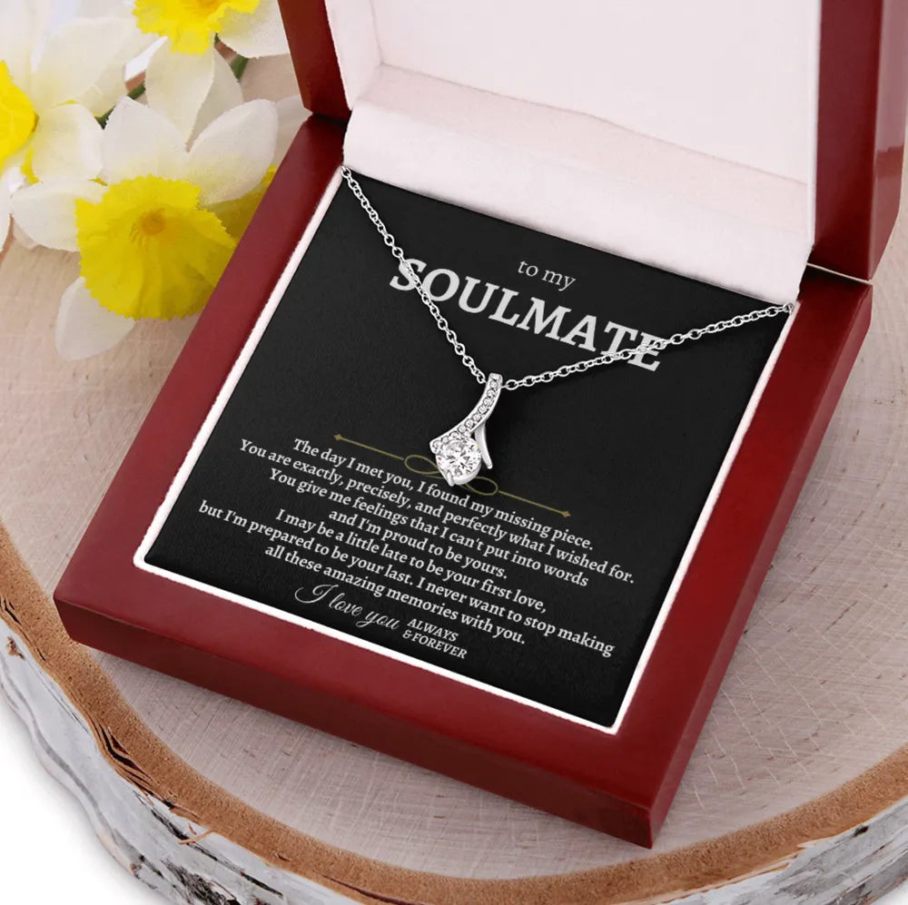 Personalized To My Soulmate Necklace