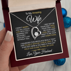 To My Amazing Wife - Forever Love Necklace