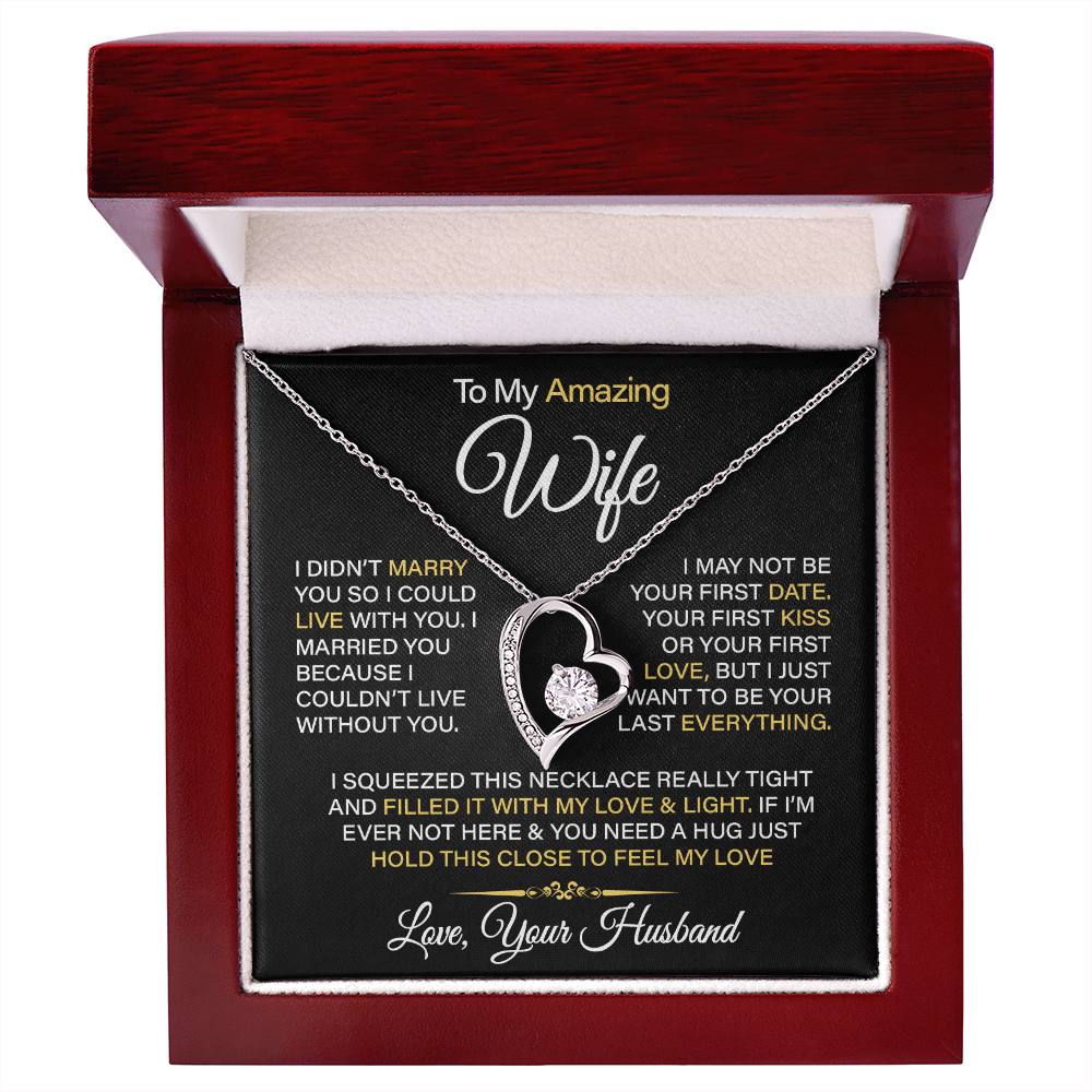 To My Amazing Wife - Forever Love Necklace