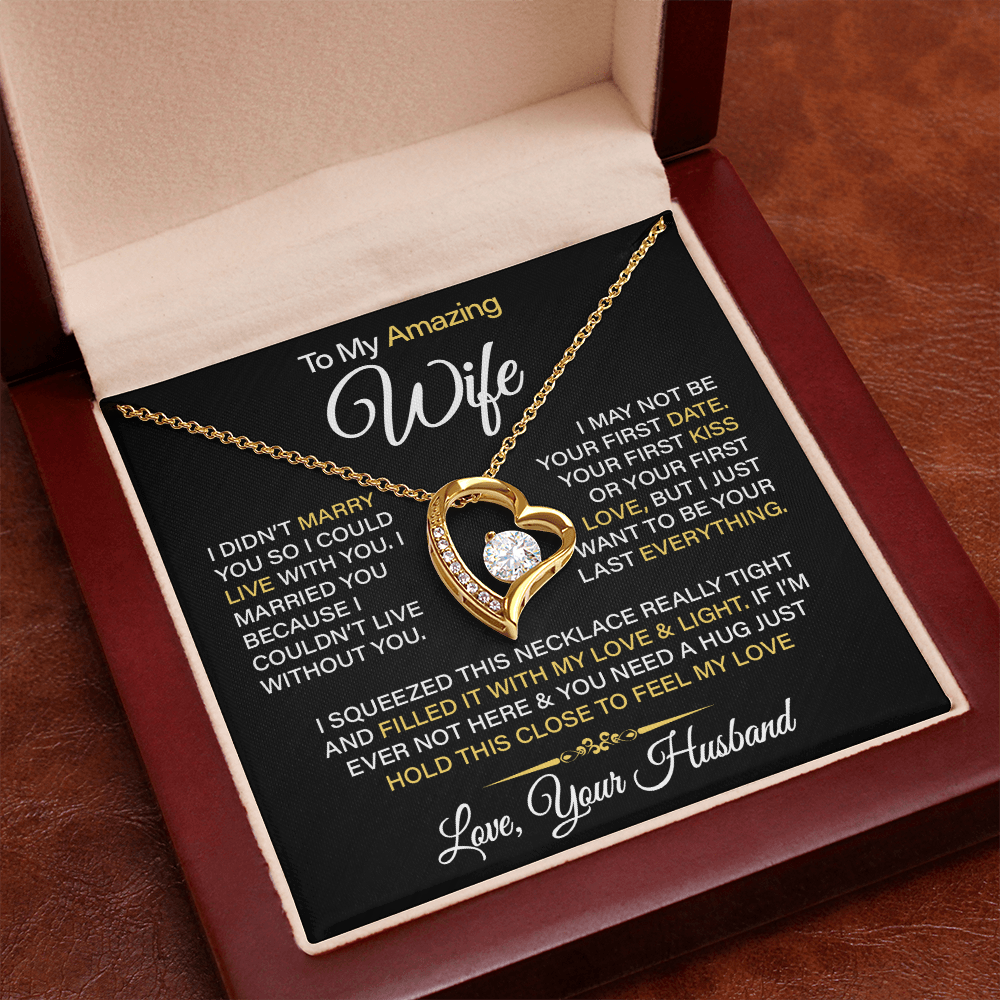 To My Amazing Wife - Forever Love Necklace