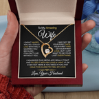 To My Amazing Wife - Forever Love Necklace