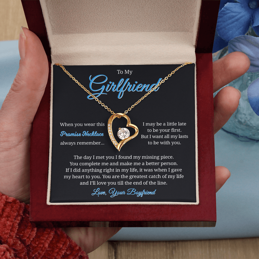 To My Girlfriend, Promise Necklace for Her