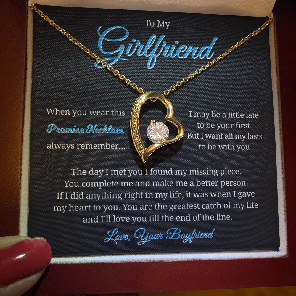 To My Girlfriend, Promise Necklace for Her