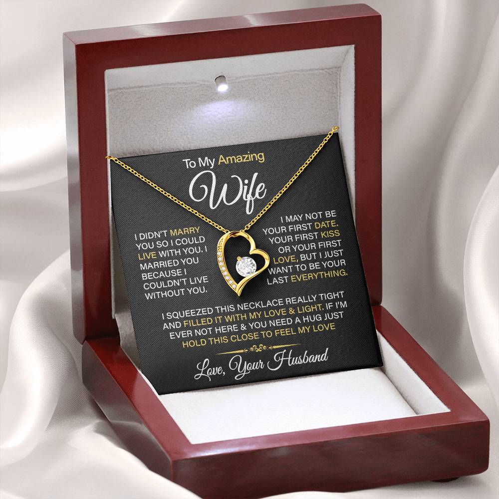 To My Amazing Wife - Forever Love Necklace