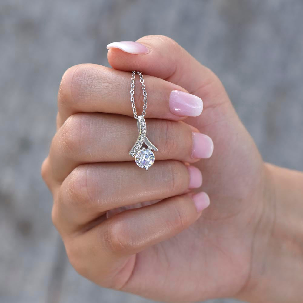 To My Soulmate - "Your Last Everything" Eternal Ribbon Necklace
