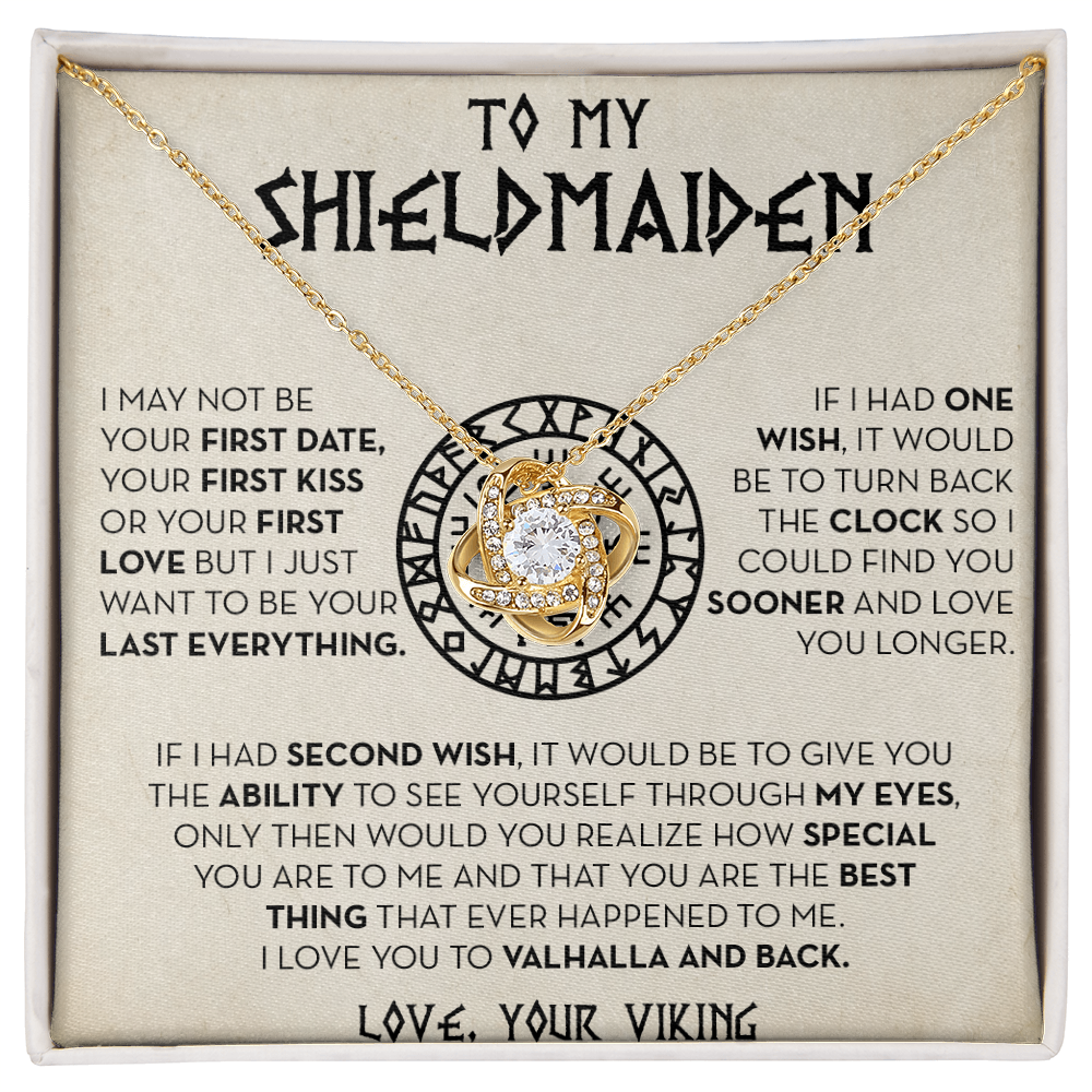 Personalized To My Shieldmaiden Necklace