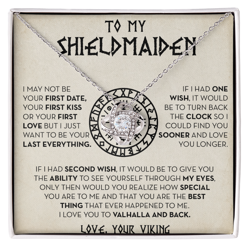 Personalized To My Shieldmaiden Necklace