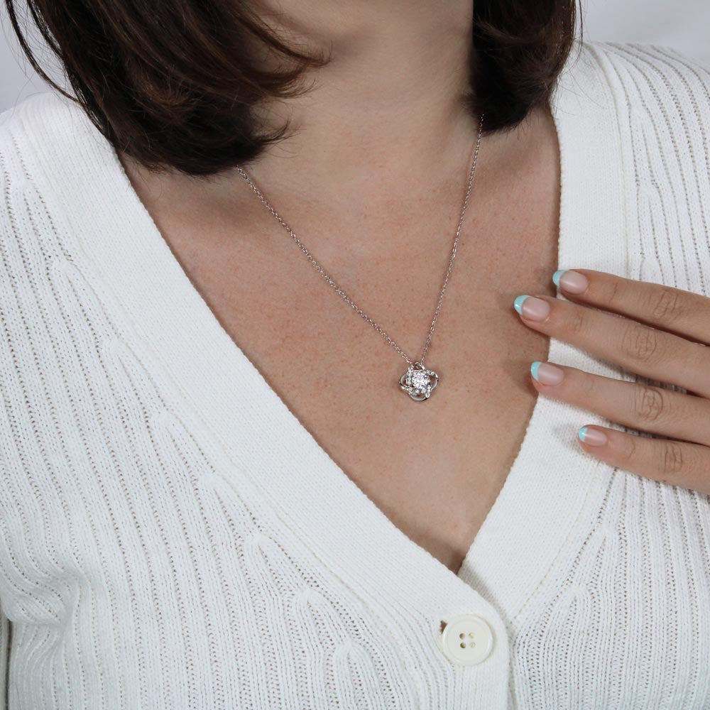 To My Wife - Love Knot Anniversary Necklace