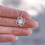 To My Wife - Love Knot Anniversary Necklace