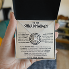 Personalized To My Shieldmaiden Necklace