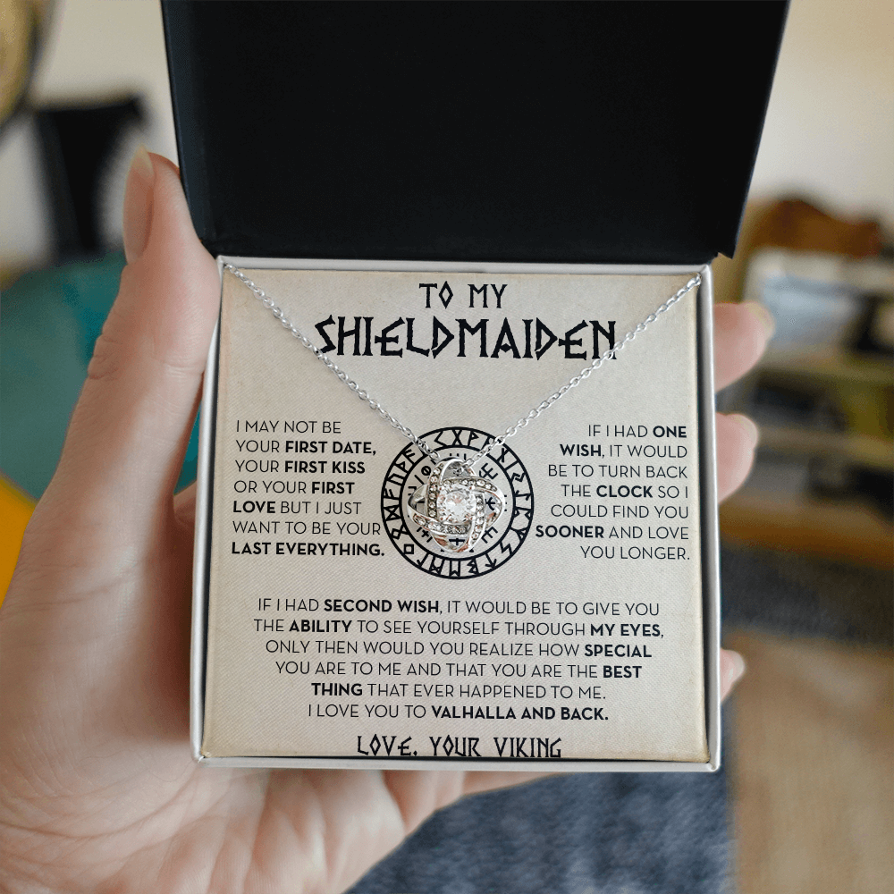 Personalized To My Shieldmaiden Necklace