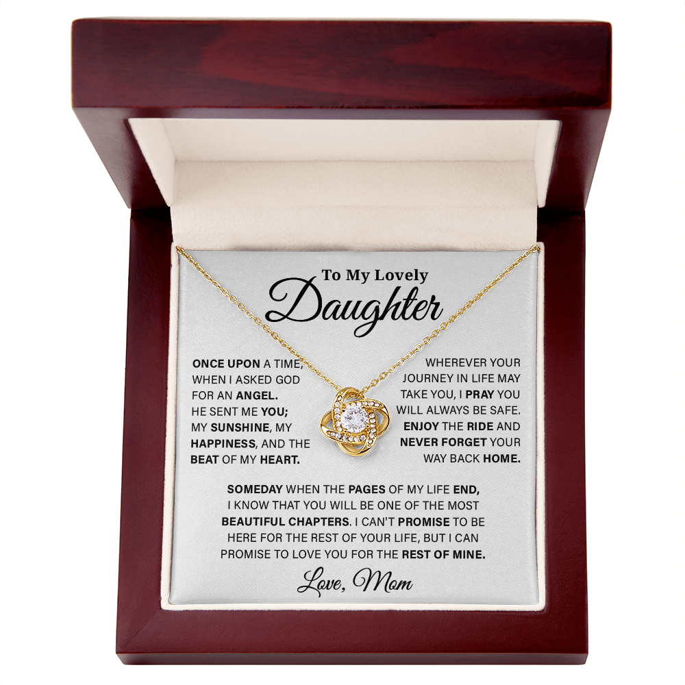 To My Lovely Daughter - Love, Mom