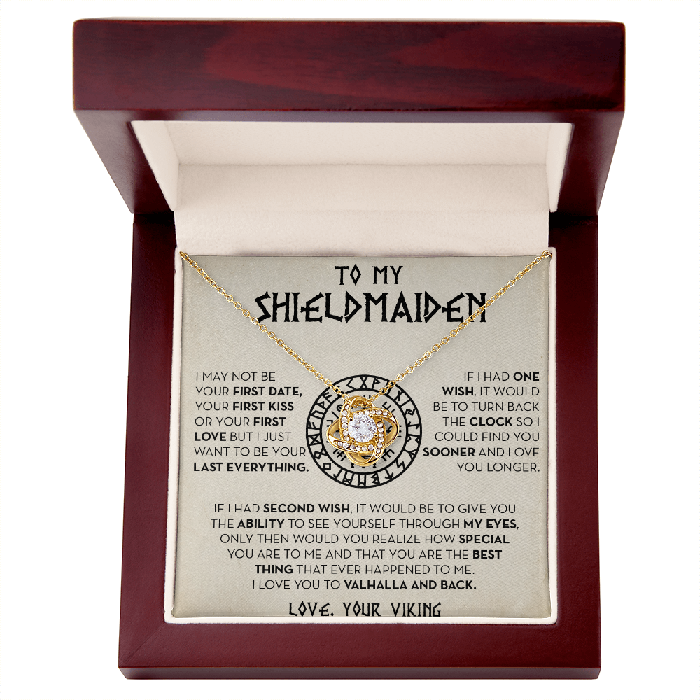 Personalized To My Shieldmaiden Necklace