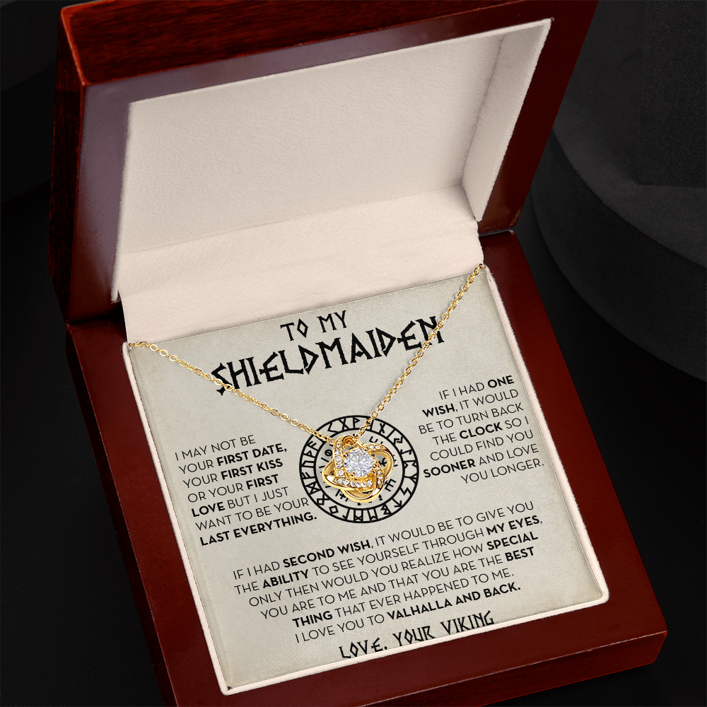 Personalized To My Shieldmaiden Necklace