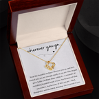 To My Daughter - Love Knot Necklace