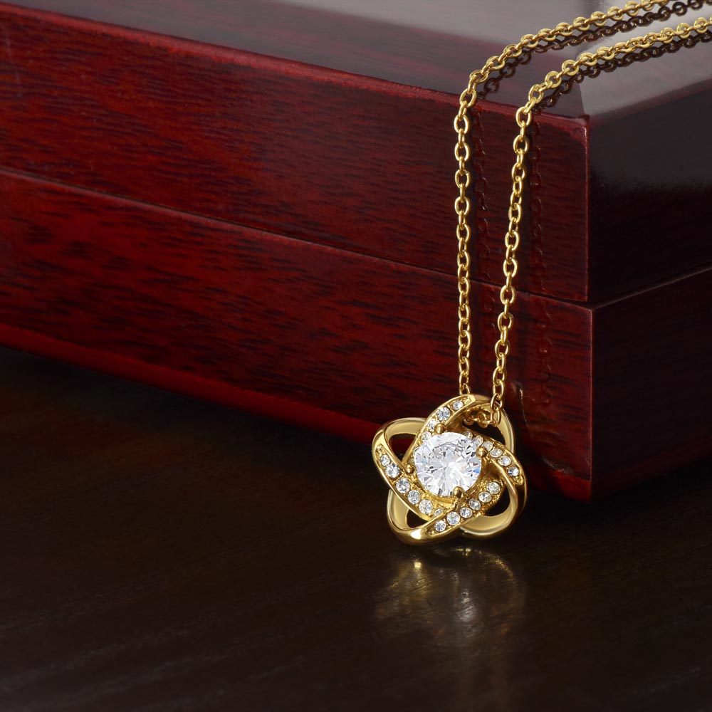 To My Wife - Love Knot Anniversary Necklace