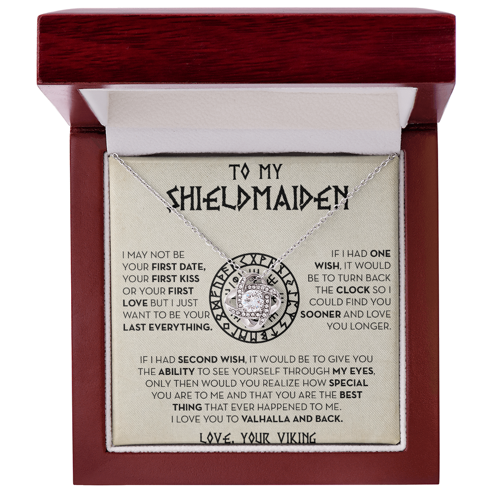 Personalized To My Shieldmaiden Necklace