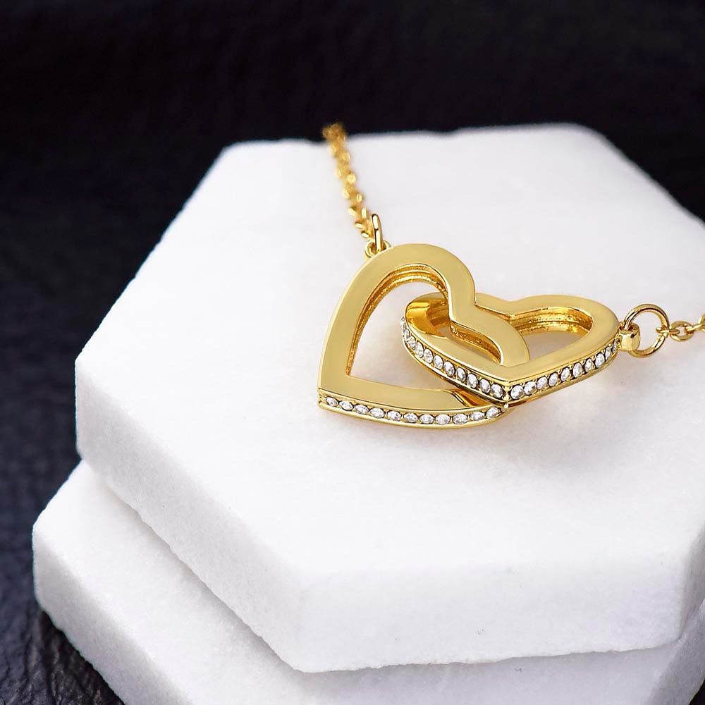 Interlocking Hearts Soulmate Necklace