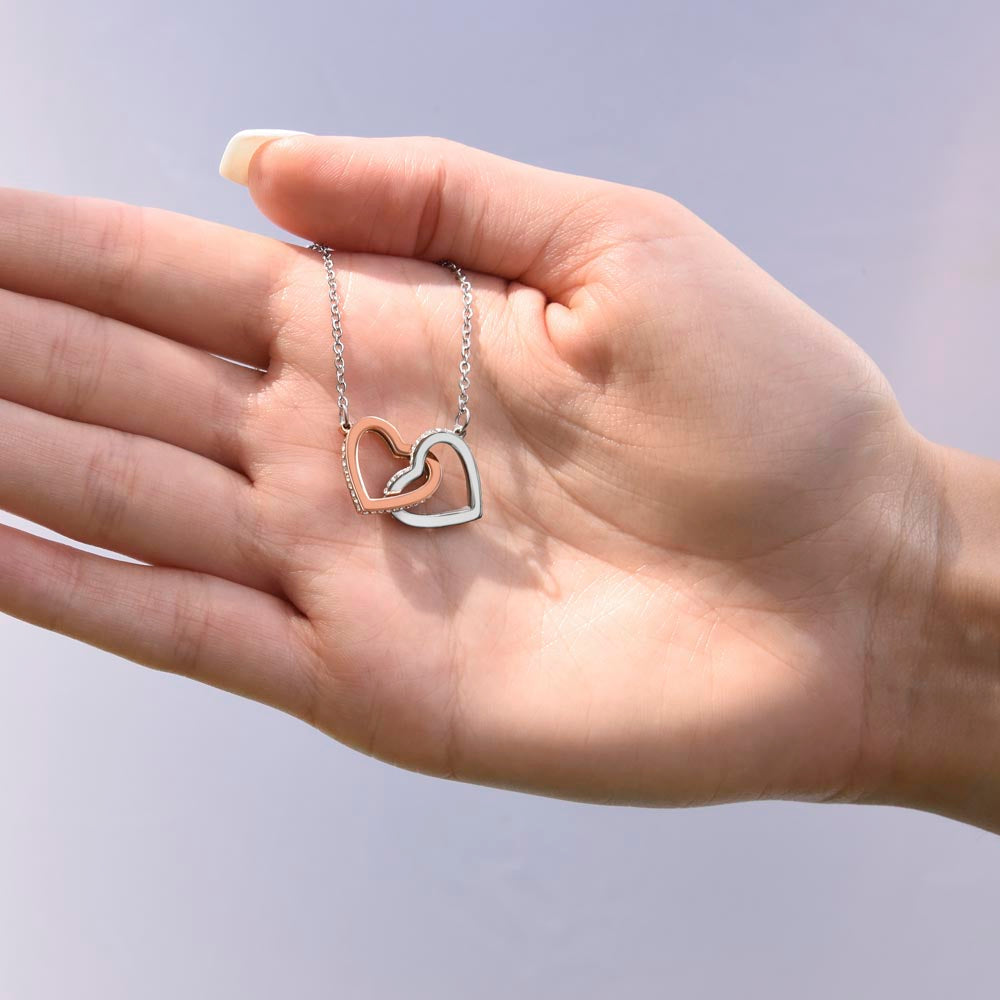 Interlocking Hearts Soulmate Necklace