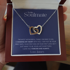 Interlocking Hearts Soulmate Necklace