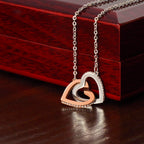 Interlocking Hearts Soulmate Necklace
