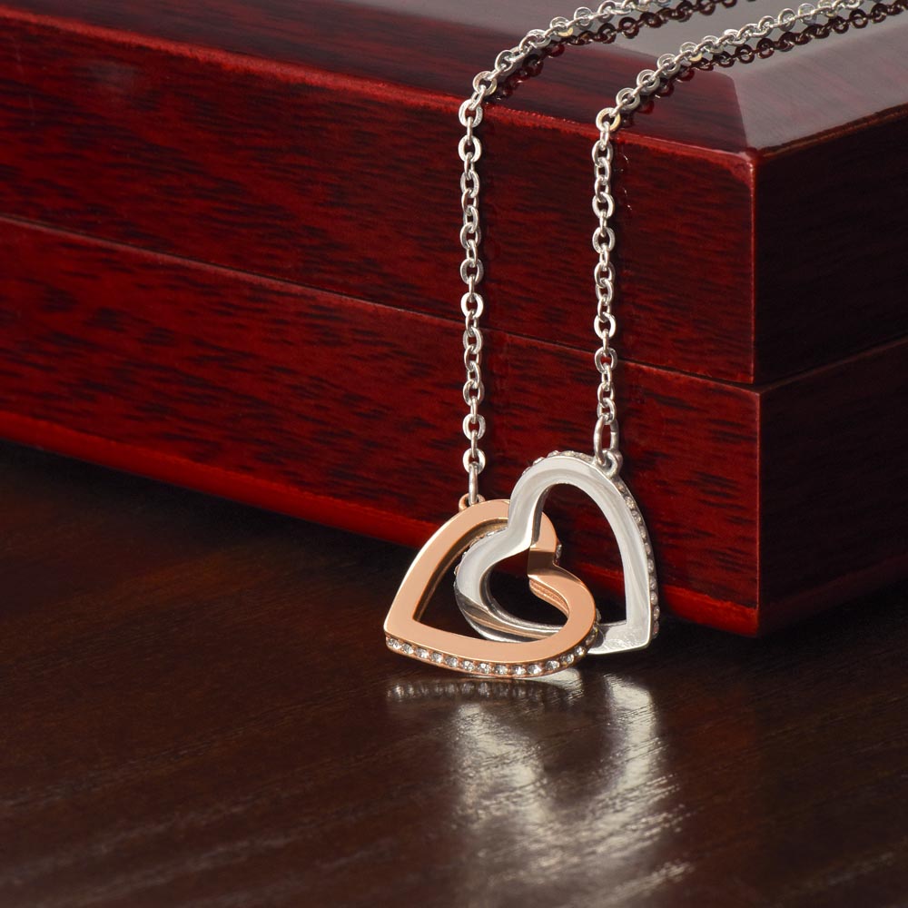 Interlocking Hearts Soulmate Necklace