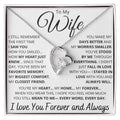 Valentine's Day Gift for Wife - Forever Love Heart Necklace