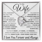 Valentine's Day Gift for Wife - Forever Love Heart Necklace