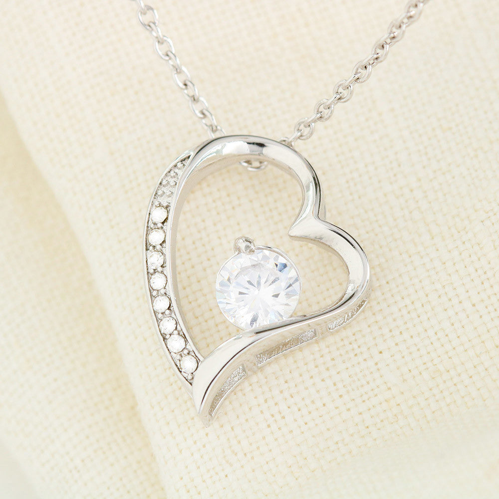 Soulmate “Forever & Always” Heart Necklace