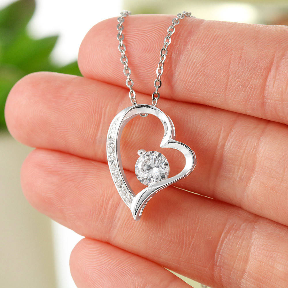 Soulmate “Forever & Always” Heart Necklace