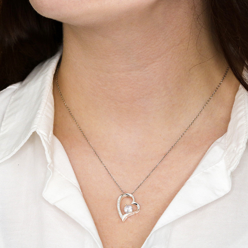 Soulmate “Forever & Always” Heart Necklace