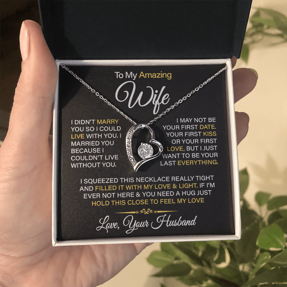 To My Amazing Wife - Forever Love Necklace