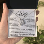 Valentine's Day Gift for Wife - Forever Love Heart Necklace