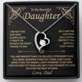To My Beautiful Daughter - Forever Love Necklace