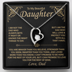 To My Beautiful Daughter - Forever Love Necklace