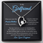 To My Girlfriend, Promise Necklace for Her