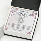 To My Beautiful Wife - Forever Love Necklace