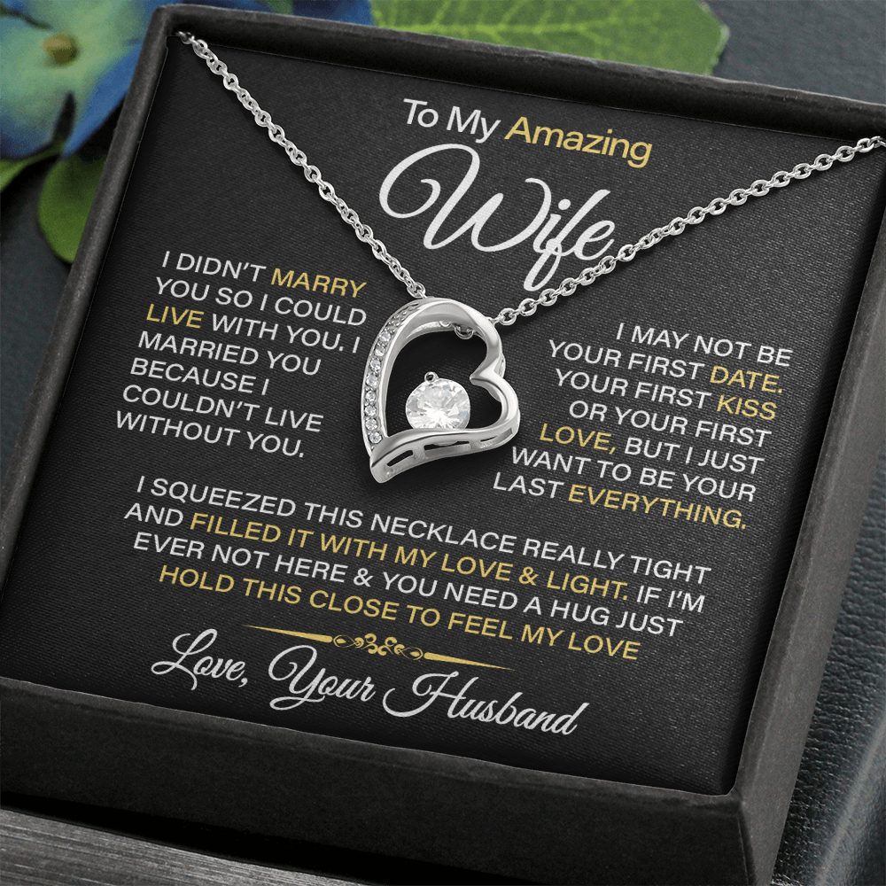 To My Amazing Wife - Forever Love Necklace