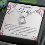 To My Beautiful Wife - Forever Love Necklace