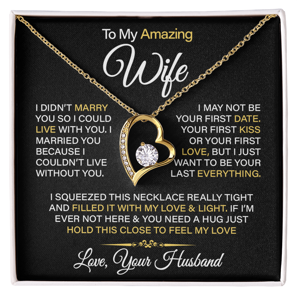 To My Amazing Wife - Forever Love Necklace
