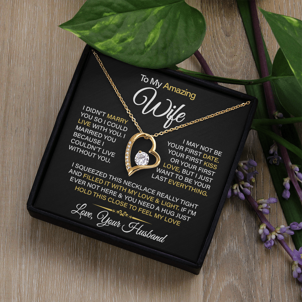 To My Amazing Wife - Forever Love Necklace