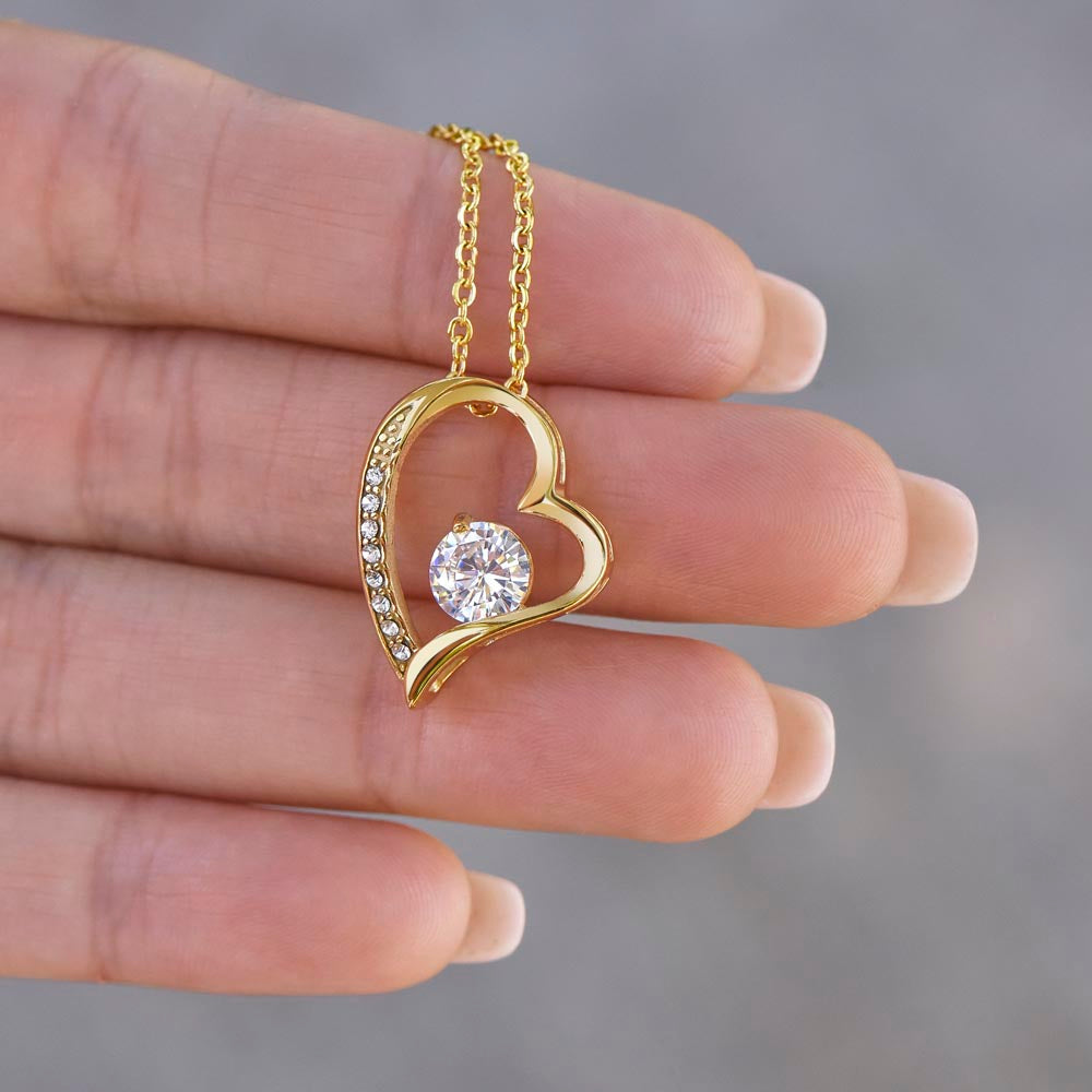 To My Beautiful Girlfriend - Forever Love Necklace