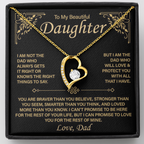 To My Beautiful Daughter - Forever Love Necklace