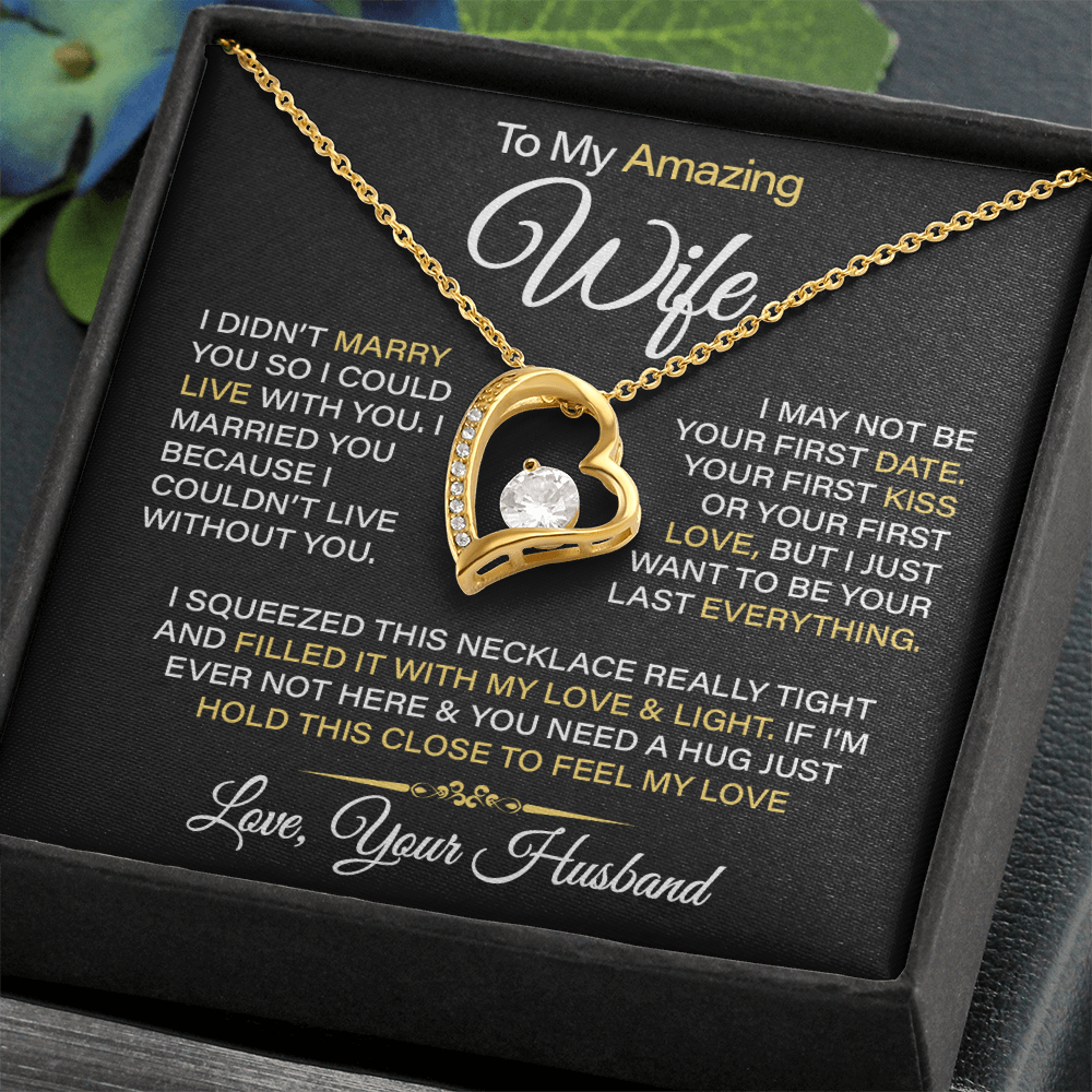 To My Amazing Wife - Forever Love Necklace