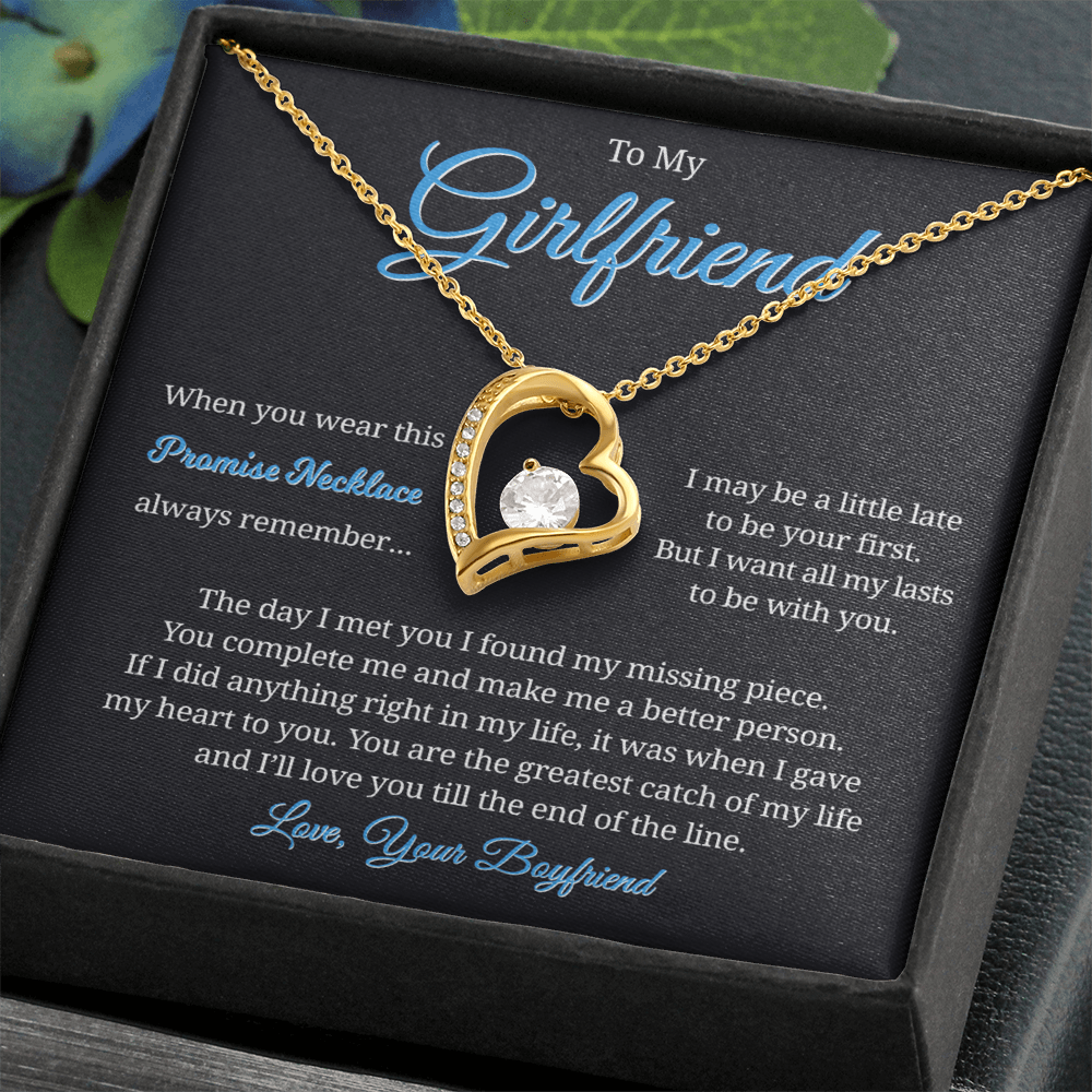 To My Girlfriend, Promise Necklace for Her