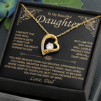 To My Beautiful Daughter - Forever Love Necklace