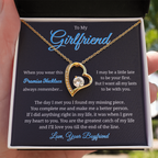 To My Girlfriend, Promise Necklace for Her