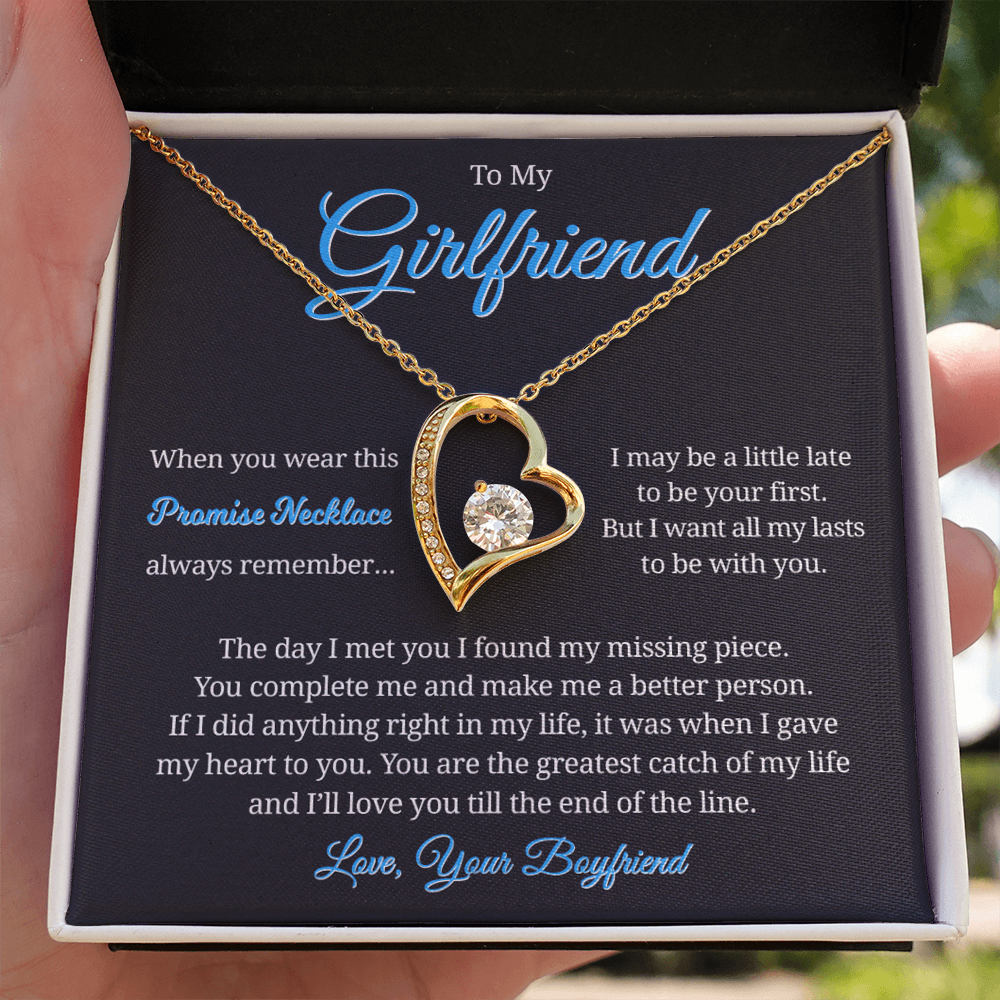 To My Girlfriend, Promise Necklace for Her