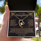 To My Beautiful Daughter - Forever Love Necklace