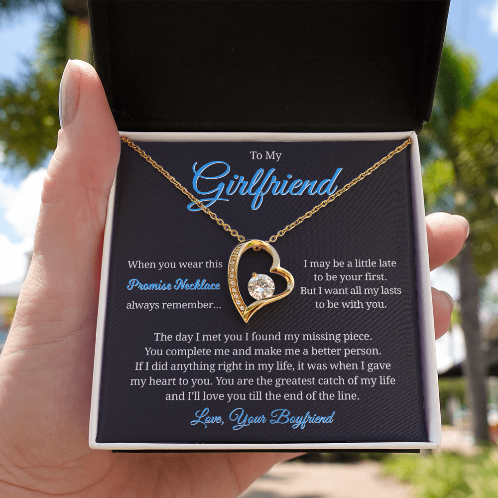 To My Girlfriend, Promise Necklace for Her